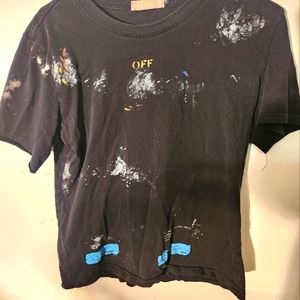 OffWhite mens shirt Virgil Abloh "Accident" size medium